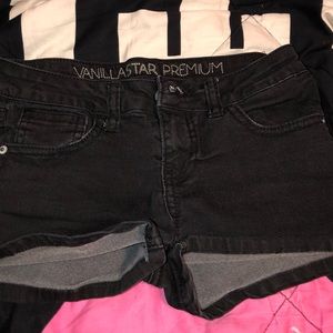 Kids black shorts